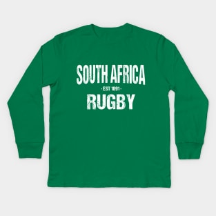 South Africa Rugby Union (Springboks) Kids Long Sleeve T-Shirt